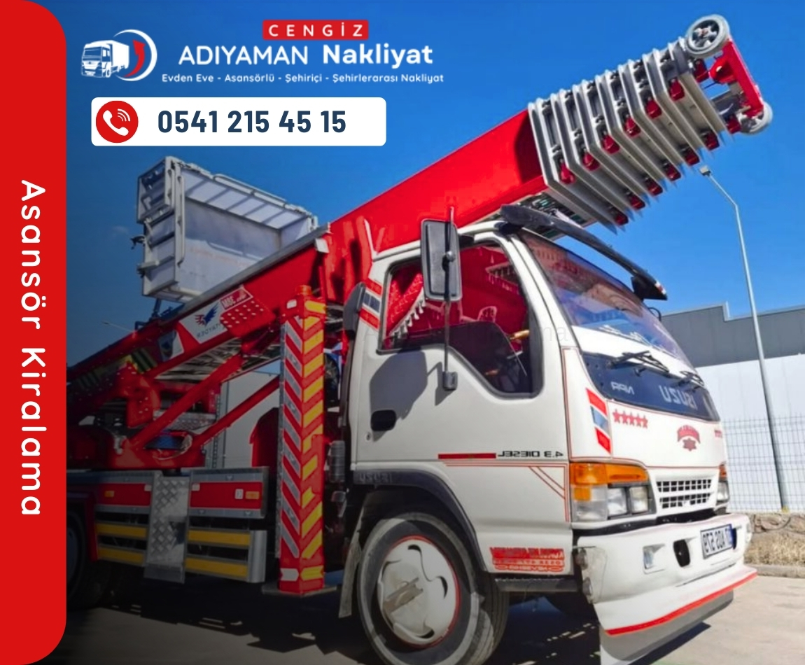 Adıyaman Asansör Kiralama