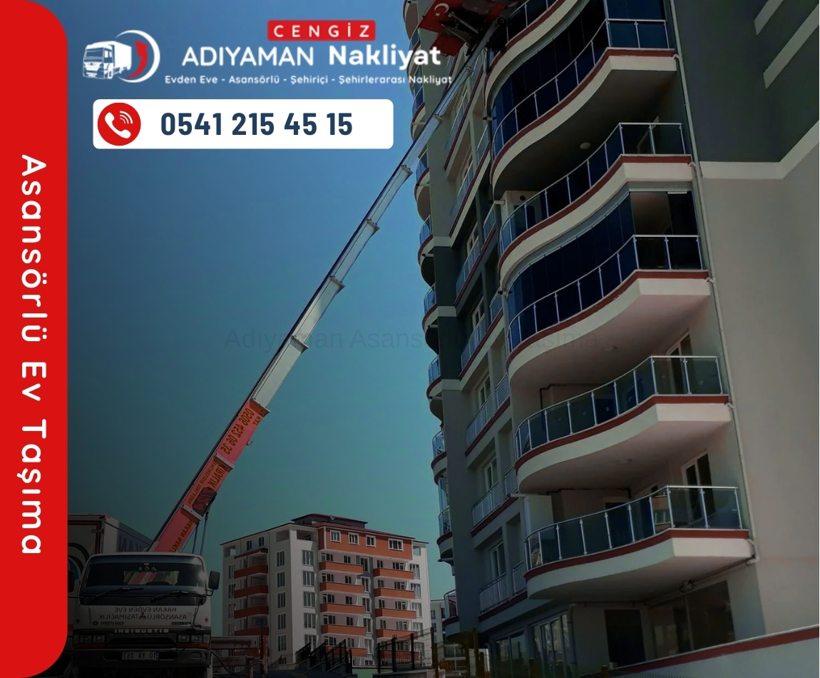 Adıyaman Asansörlü Ev Taşıma