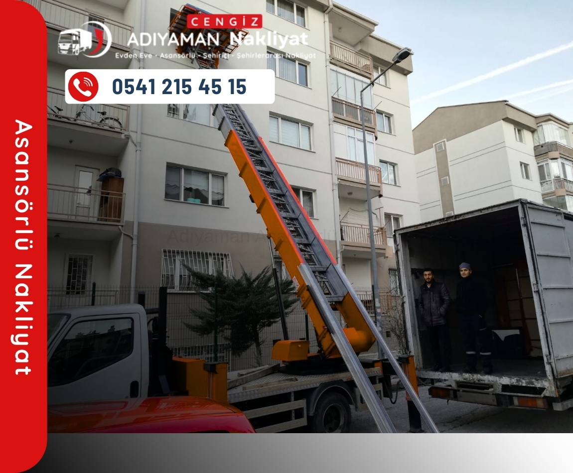 Adıyaman Asansörlü Ev Taşıma ve Nakliyat